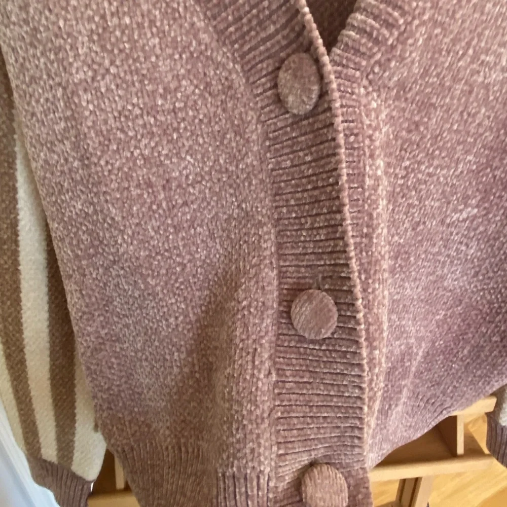 POL Oversized Button Down Chenille Sweater - Picture 2 of 3